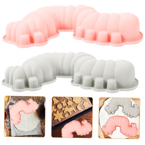 LABRIMP 2 Stück Backform aus Silikon Nachtisch Backen Raupe Fondant für Kuchen Werkzeuge süße Schokoladenform Form zur Herstellung von Süßigkeiten süße Backform Kieselgel LABRIMP 2 Stück Backform aus Silikon Nachtisch Backen Raupe Fondant für Kuchen Werkzeuge süße Schokoladenform Form zur Herstellung von Süßigkeiten süße Backform Kieselgel von LABRIMP