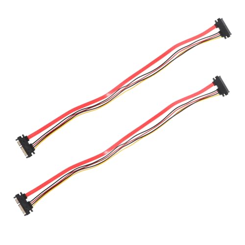 LABRIMP 2 Stück Computer Stromkabel Adapterkabel Pin Male To Female Optical Drive Verlängerungskabel für Interne Festplatte Einfache Installation und Kabelmanagement von LABRIMP