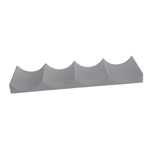 LABRIMP 2 Stück Flaschenregal Stapelbare Speicherbehälter erweiterbar Spender Stapler Weinregale stehend Flaschen schnapsflaschenhalter Weinflaschenlagerstange Weinstand pp Dark Grey von LABRIMP