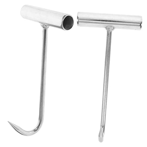 LABRIMP 2 Stück Fleischhaken mit Ergonomischem Kurzgriff für Metzgereien Restaurants und Grillen Rostfrei Langlebig und Vielseitig Einsetzbar für Fleischverarbeitung und Aufhängung von LABRIMP 2 Stück Fleischhaken mit Ergonomischem Kurzgriff für Metzgereien Restaurants und Grillen Rostfrei Langlebig und Vielseitig Einsetzbar für Fleischverarbeitung und Aufhängung von von LABRIMP