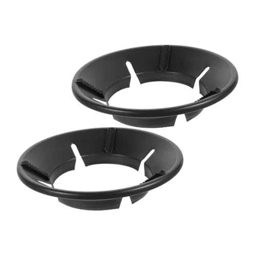 LABRIMP 2 Stück Gaskochfeld Windschutz Energiesparender Hitzebeständiger Windschutz für Gaskocher für Camping und Outdoor Kochen Langlebig und für Wok und Pfannen Geeignet von LABRIMP