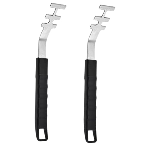 LABRIMP 2 Stück Grillheber für Grillrost Verbrennungs Bbq Grill Zubehör Vielseitiger Grillgreifer für Camping und Küche Robust und Langlebig LABRIMP 2 Stück Grillheber für Grillrost Verbrennungs Bbq Grill Zubehör Vielseitiger Grillgreifer für Camping und Küche Robust und Langlebig von LABRIMP