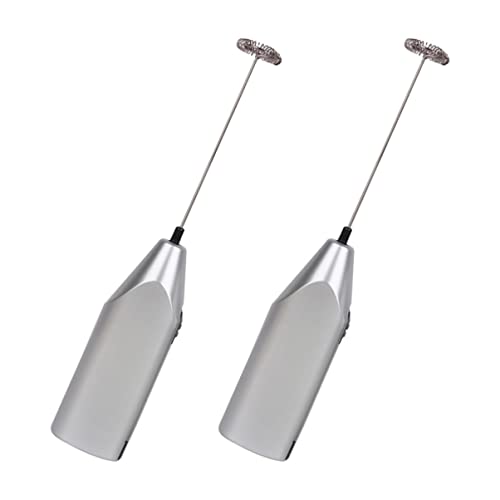 LABRIMP 2 Stück Handheld Electric Milk Frother Tragbarer Mixer für Kaffee und Milchaufschäumer Leicht und Kompakt für Latte Cappuccino und LABRIMP 2 Stück Handheld Electric Milk Frother Tragbarer Mixer für Kaffee und Milchaufschäumer Leicht und Kompakt für Latte Cappuccino und von LABRIMP