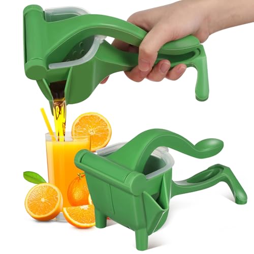 LABRIMP 2 Stück Manuelle Saftpresse aus Robustem Kunststoff Hand für Zitrusfrüchte Tragbare Zitronenpresse für Zuhause und Unterwegs LABRIMP 2 Stück Manuelle Saftpresse aus Robustem Kunststoff Hand für Zitrusfrüchte Tragbare Zitronenpresse für Zuhause und Unterwegs von LABRIMP