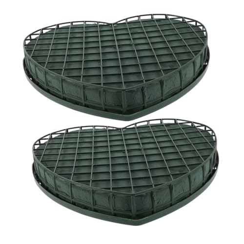 LABRIMP 2 Stück Herzförmiger Blumensteckschaum mit Saugnapf Basis für Hochzeitsauto Dekorationen Wiederverwendbarer Steckmoos Blumenhalter Frisch und Praktisch für Romantische LABRIMP 2 Stück Herzförmiger Blumensteckschaum mit Saugnapf Basis für Hochzeitsauto Dekorationen Wiederverwendbarer Steckmoos Blumenhalter Frisch und Praktisch für Romantische von LABRIMP