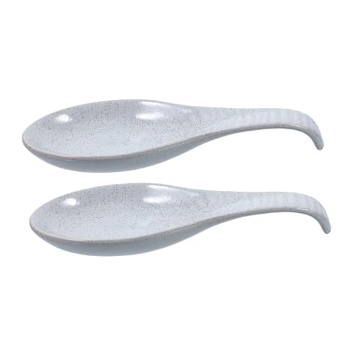 LABRIMP 2 Stück Keramik Löffelablage Retro Stil Platzsparender Küchenutensilienhalter Spülmaschinenfest Vielseitig für Kochlöffel Teelöffel und Spachteln Eleganter Europäischer Design LABRIMP 2 Stück Keramik Löffelablage Retro Stil Platzsparender Küchenutensilienhalter Spülmaschinenfest Vielseitig für Kochlöffel Teelöffel und Spachteln Eleganter Europäischer Design von LABRIMP
