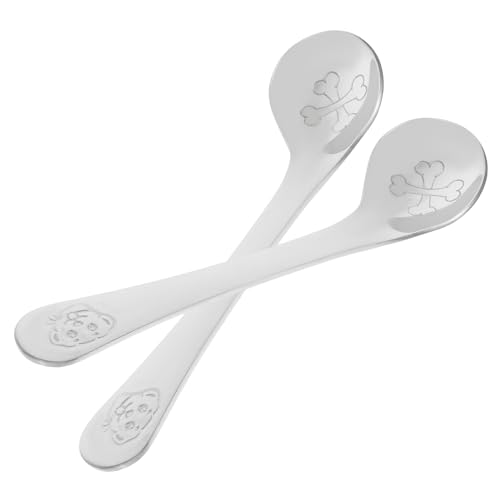 LABRIMP 2 Stück Löffel für Kleinkinder Ergonomische Fütterungsutensilien mit Gebogenem Kopf zum Selbstessen Lernen für Junge Mädchen Bpa Frei Leicht zu Reinigen LABRIMP 2 Stück Löffel für Kleinkinder Ergonomische Fütterungsutensilien mit Gebogenem Kopf zum Selbstessen Lernen für Junge Mädchen Bpa Frei Leicht zu Reinigen von LABRIMP