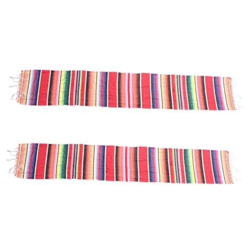 LABRIMP 2 Stück Mexikanische Tischdecke Robuste für Hochzeiten und Feste Fransen Stilvolle Tischdekoration Wiederverwendbar und Pflegeleicht LABRIMP 2 Stück Mexikanische Tischdecke Robuste für Hochzeiten und Feste Fransen Stilvolle Tischdekoration Wiederverwendbar und Pflegeleicht von LABRIMP