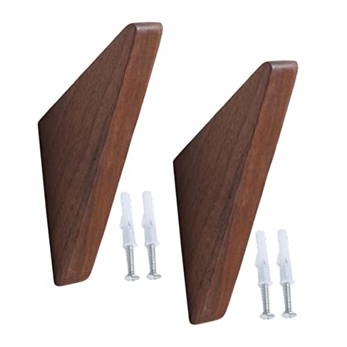 LABRIMP 2 Stück Minimalistische Wandhaken aus Holz Vintage Garderobenhaken für Jacken Hüte Handtücher Praktische Aufhängemöglichkeit für Wohnzimmer Badezimmer und LABRIMP 2 Stück Minimalistische Wandhaken aus Holz Vintage Garderobenhaken für Jacken Hüte Handtücher Praktische Aufhängemöglichkeit für Wohnzimmer Badezimmer und von LABRIMP