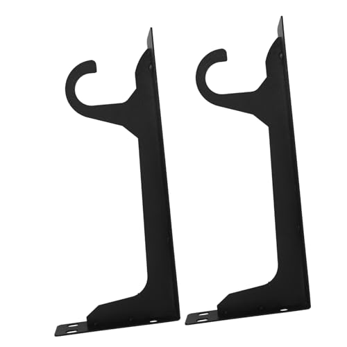 LABRIMP 2 Stück Robuste Wandhalterung mit Haken Schwerlast Regalstütze für Kleiderschrank Vielseitig Montierbar in Schlafzimmer Flur Büro Platzsparende Stabile Wandbefestigung von LABRIMP