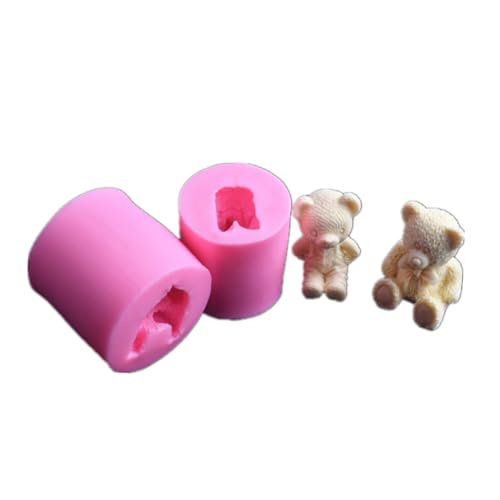 LABRIMP 2 Stück Silikonformen Bär für Kuchen Kekse und Pudding Pinke Backform für Partys Hitzebeständig und Leicht zu Reinigen Vielseitig Einsetzbar für Dekorative Backprojekte LABRIMP 2 Stück Silikonformen Bär für Kuchen Kekse und Pudding Pinke Backform für Partys Hitzebeständig und Leicht zu Reinigen Vielseitig Einsetzbar für Dekorative Backprojekte von LABRIMP