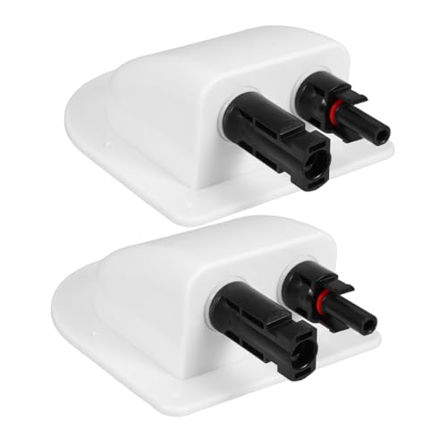 LABRIMP 2 Stück Teiliges Abs Dual Kabel Einführungsgehäuse für Solarplatten wasserdichte Kabeleinführung mit Gebogenem Kabelverbinder für Effiziente Solaranwendungen LABRIMP 2 Stück Teiliges Abs Dual Kabel Einführungsgehäuse für Solarplatten wasserdichte Kabeleinführung mit Gebogenem Kabelverbinder für Effiziente Solaranwendungen von LABRIMP