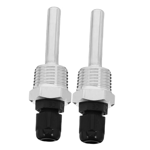 LABRIMP 2 Stück Teiliges Edelstahl Tauchhülse Präzise Temperatursensor-Tauchhülse für Wassererhitzer und Thermometer Hitzebeständig Langlebig von LABRIMP