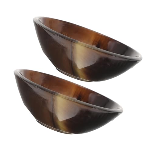 LABRIMP 2 Stück Teiliges Gua Sha Ochsenhorn Schüssel Schwarzgemustert Multifunktional als Massage Tool Dekorative Rollenspiel Schale und Moderner Servierschüssel für Obst Süßigkeiten und LABRIMP 2 Stück Teiliges Gua Sha Ochsenhorn Schüssel Schwarzgemustert Multifunktional als Massage Tool Dekorative Rollenspiel Schale und Moderner Servierschüssel für Obst Süßigkeiten und von LABRIMP