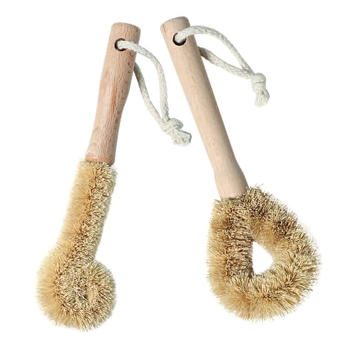 LABRIMP 2 Stück Teiliges Natürlicher Küchenbürsten mit Holzgriff Robuste Topf und Flaschenreinigungsbürste Schonend zu Oberflächen Vielseitig Einsetzbar für Töpfe Pfannen Flaschen Spüle LABRIMP 2 Stück Teiliges Natürlicher Küchenbürsten mit Holzgriff Robuste Topf und Flaschenreinigungsbürste Schonend zu Oberflächen Vielseitig Einsetzbar für Töpfe Pfannen Flaschen Spüle von LABRIMP