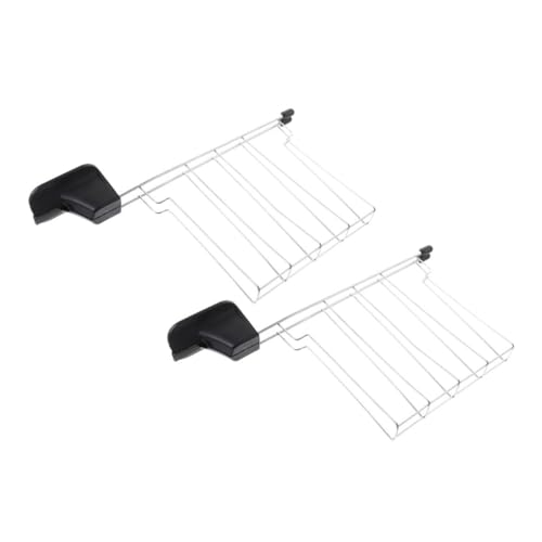 LABRIMP 2 Stück Teiliges Toaster Warming Rack aus Toastständer für Sandwiches Brötchen Kompatibel mit Meisten Toaster Modellen Verbrühungsdesign Leicht zu Reinigen von LABRIMP