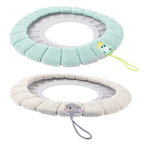 LABRIMP 2 Stück Toilettensitzauflagen Dicke Waschbare Wc Sitzkissen für Winterliche Wärme Toilettenpolster mit Weichem Polyester Komfortabel und Hygienisch Braun und Grün LABRIMP 2 Stück Toilettensitzauflagen Dicke Waschbare Wc Sitzkissen für Winterliche Wärme Toilettenpolster mit Weichem Polyester Komfortabel und Hygienisch Braun und Grün von LABRIMP