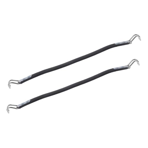 LABRIMP 2 Stück Tragbarer Batterie hebegurt Robuster Schwarzer Akku tragegurt mit Haken Leichtes Schnelles Transportzubehör für Auto Campingbatterien Installieren und Sicher zu Handhaben von LABRIMP