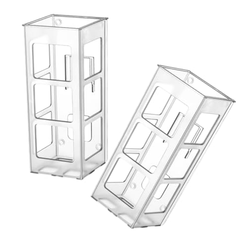 LABRIMP 2 Stück Transparentes Haartrockner Glätteisenhalter Selbstklebend Wandmontiert Platzsparend für Badezimmer und Schlafzimmer Schnelles Anbringen ohne Bohren Praktisches LABRIMP 2 Stück Transparentes Haartrockner Glätteisenhalter Selbstklebend Wandmontiert Platzsparend für Badezimmer und Schlafzimmer Schnelles Anbringen ohne Bohren Praktisches von LABRIMP