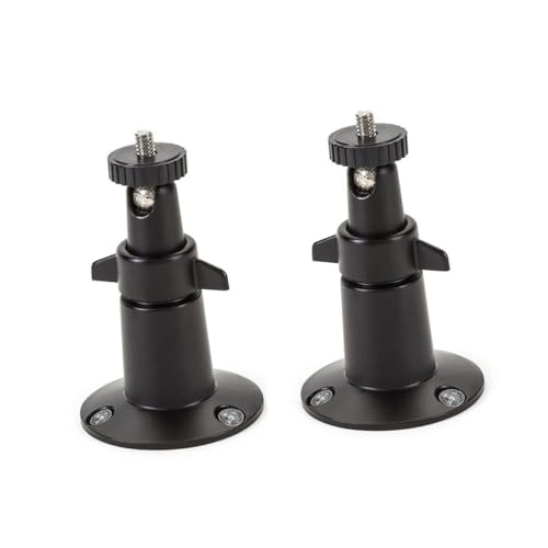 LABRIMP 2 Stück Wandhalterung Verstellbar Schwenkbar Neigbar Metall Abs Halterung für Innen Außen CCTV und Kompatible Überwachungskameras Schwarz LABRIMP 2 Stück Wandhalterung Verstellbar Schwenkbar Neigbar Metall Abs Halterung für Innen Außen CCTV und Kompatible Überwachungskameras Schwarz von LABRIMP