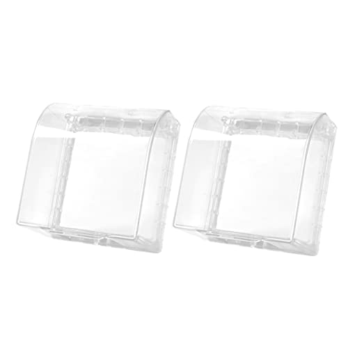 LABRIMP 2 Stück Wasserdichte Steckdosenabdeckung für Transparent Spritzwassergeschützt für Badezimmer und Außenbereiche Benutzerfreundliches Design mit Öffnung LABRIMP 2 Stück Wasserdichte Steckdosenabdeckung für Transparent Spritzwassergeschützt für Badezimmer und Außenbereiche Benutzerfreundliches Design mit Öffnung von LABRIMP