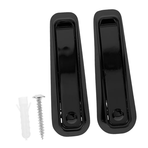 LABRIMP 2 Stück unsichtbarer Haken Aluminiumlegierungshaken Kleiderhaken Badezimmertuchhaken Rucksackhaken für Wand an der Wand montierter Haken klappbarer Wandhaken Schwarz LABRIMP 2 Stück unsichtbarer Haken Aluminiumlegierungshaken Kleiderhaken Badezimmertuchhaken Rucksackhaken für Wand an der Wand montierter Haken klappbarer Wandhaken Schwarz von LABRIMP