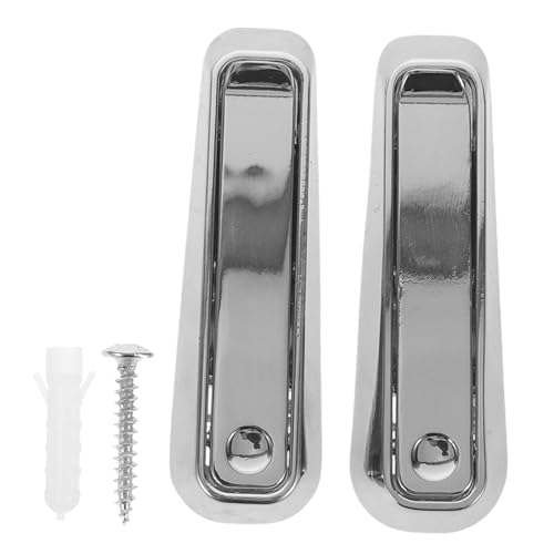 LABRIMP 2 Stück unsichtbarer Haken an der Wand montierter Haken Kleiderhaken Badezimmertuchhaken Badezimmerhaken Rucksackhaken für Wand Aluminiumlegierung Silber von LABRIMP