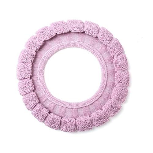 LABRIMP 2 Stücke Warm O Förmige Toilettensitzbezüge und Dehnbar und Waschbar und Komfortabel für Kalte von LABRIMP