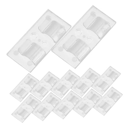 LABRIMP 20 Stück Draht Organizer Kabel Wandhalter Kabel Organizer Elektrische Kabelklemmen Elektrische Kabelclips Kleine Kabelklemmen von LABRIMP