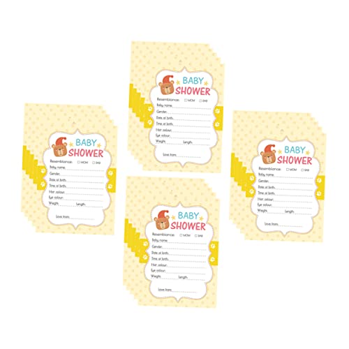 LABRIMP 20 Stück Shower Ratschlag und Vorhersagekarten für Neueltern Spiele für Babyparty und Geschlechterenthüllung Langlebige Karten für Unvergessliche Erinnerungen LABRIMP 20 Stück Shower Ratschlag und Vorhersagekarten für Neueltern Spiele für Babyparty und Geschlechterenthüllung Langlebige Karten für Unvergessliche Erinnerungen von LABRIMP