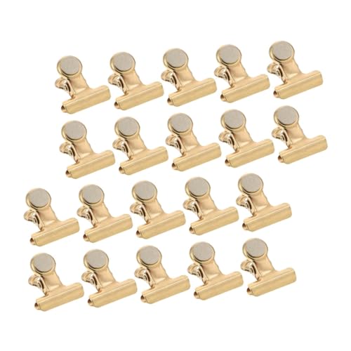 LABRIMP 20 Stück Teiliges Magnetische Edelstahl Clips Langlebige Kühlschrankhänger Vielseitige Metall Bulldog Clips für Fotos Tickets Postkarten Stilvolle Büro und Haushaltsmagnethalter LABRIMP 20 Stück Teiliges Magnetische Edelstahl Clips Langlebige Kühlschrankhänger Vielseitige Metall Bulldog Clips für Fotos Tickets Postkarten Stilvolle Büro und Haushaltsmagnethalter von LABRIMP