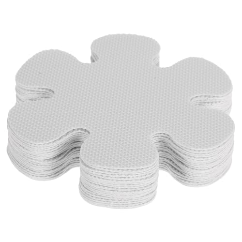 LABRIMP 20 Stück Teiliges Rutsch Sticker für Badewanne und Badezimmer Blumenform Peva Material Selbstklebend Geeignet für Küche Schwimmbad und Treppen rutschfest und Einfach Anzubringen von LABRIMP