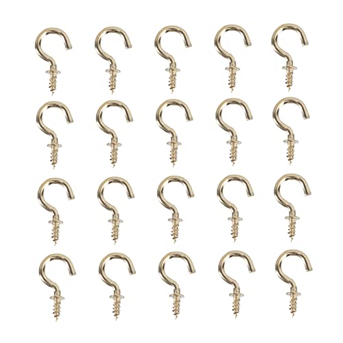LABRIMP 20 Stück Teiliges Schraubhaken aus Kupferbeschichtetem Metall Selbstschneidende Deckenhaken Robust und Langlebig Geeignet zum Aufhängen von Tassen Kleidung und Holz Einfache LABRIMP 20 Stück Teiliges Schraubhaken aus Kupferbeschichtetem Metall Selbstschneidende Deckenhaken Robust und Langlebig Geeignet zum Aufhängen von Tassen Kleidung und Holz Einfache von LABRIMP