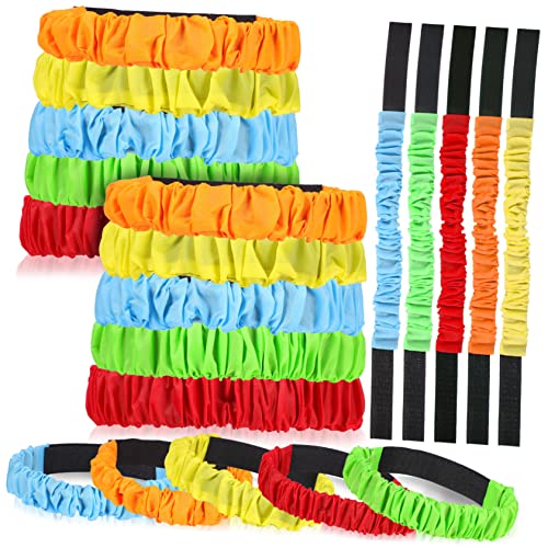 LABRIMP 20 Stück Teiliges Set Elastischer Dreibein Rennbänder für Erwachsene Strapazierfähige Farbenfrohe Beinschnüre für Outdoor Spiele und Teamaktivitäten LABRIMP 20 Stück Teiliges Set Elastischer Dreibein Rennbänder für Erwachsene Strapazierfähige Farbenfrohe Beinschnüre für Outdoor Spiele und Teamaktivitäten von LABRIMP