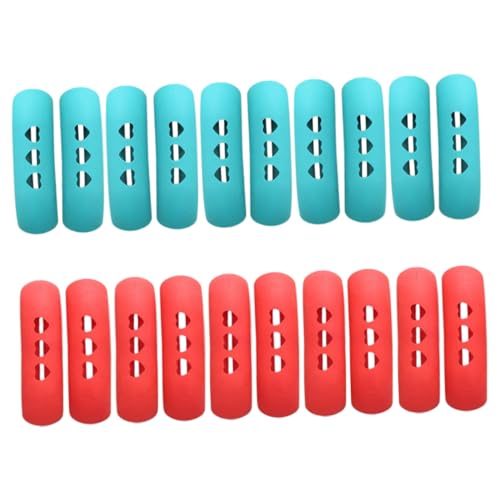 LABRIMP 20 Stück Teiliges Topfgriffschoner aus Flexiblem Hitzebeständigem Gummi rutschfeste Pfannengriffhüllen zum Schutz vor Verbrennungen Geeignet für Bratpfannen und Kochtöpfe Rot und LABRIMP 20 Stück Teiliges Topfgriffschoner aus Flexiblem Hitzebeständigem Gummi rutschfeste Pfannengriffhüllen zum Schutz vor Verbrennungen Geeignet für Bratpfannen und Kochtöpfe Rot und von LABRIMP