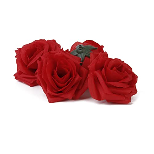 LABRIMP 20St Rosenkopf aus Seide hochzeitsdeko künstliche hochzeitsgirlande rote Rosenblätter Rosenhase künstliche Blumen 8 cm große Rosenblüte künstliche Rose Bogen Pflanzenwand von LABRIMP