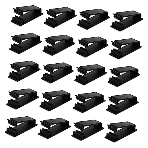 LABRIMP 20Stücke Selbstklebende Kabelclips Kabelmanagement Drahthalter für Büro und Zuhause Platzsparend Installieren für Computer und Tv Kabel LABRIMP 20Stücke Selbstklebende Kabelclips Kabelmanagement Drahthalter für Büro und Zuhause Platzsparend Installieren für Computer und Tv Kabel von LABRIMP