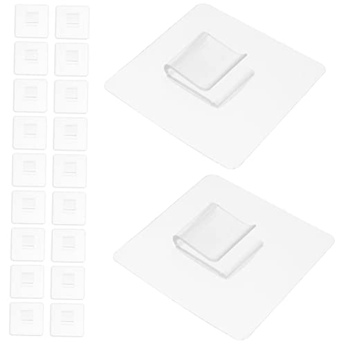 LABRIMP 20Stücke Selbstklebende Wandhaken für Badezimmer und Transparent Bohren für Seifenhalter und Regale Hohe Tragfähigkeit zu Installieren LABRIMP 20Stücke Selbstklebende Wandhaken für Badezimmer und Transparent Bohren für Seifenhalter und Regale Hohe Tragfähigkeit zu Installieren von LABRIMP