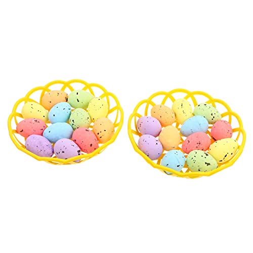 LABRIMP 24 Stück Teiliges Ostereier Deko Dekorativen Tellern Bunte Spot Eier Festliche Osterdekoration für Familienfeier und Raumgestaltung LABRIMP 24 Stück Teiliges Ostereier Deko Dekorativen Tellern Bunte Spot Eier Festliche Osterdekoration für Familienfeier und Raumgestaltung von LABRIMP