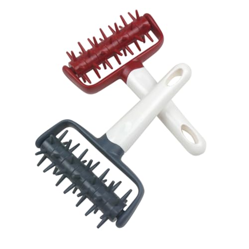 LABRIMP Roller Pizza Puncher Docker Roller Brot Formwerkzeug 2er Set Zum Backen von LABRIMP