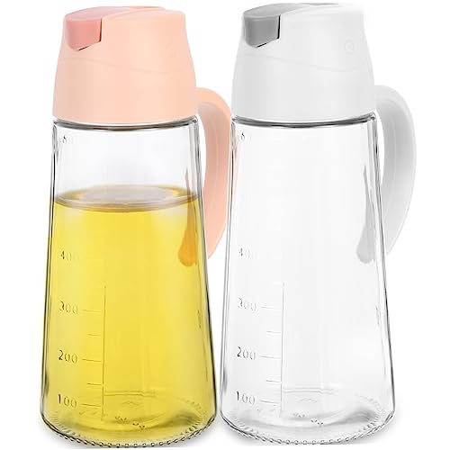 LABRIMP Glas-Gewürzflaschen-Set Öltopf Essigspender Papageienförmiges Design stabil und einfach zu befüllen von LABRIMP