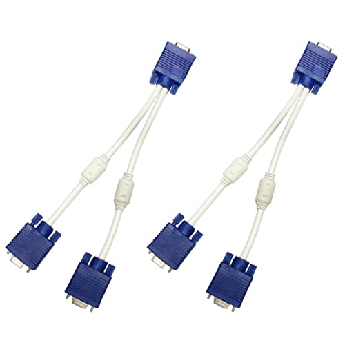 LABRIMP 2Stücke Vga Splitterkabel Männlich Weiblich für Tv LCD Monitore Stabil Material Gleichzeitige Anzeige Bildschirmen LABRIMP 2Stücke Vga Splitterkabel Männlich Weiblich für Tv LCD Monitore Stabil Material Gleichzeitige Anzeige Bildschirmen von LABRIMP