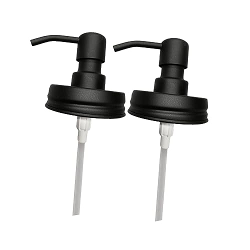 LABRIMP 2stücke Teilige Edelstahl-lotionspenderpumpe Manuelle Pumpenkopf-handpressepumpe Ohne Flasche Praktische Ersatz-pumpen Für Seifenspender Und Lotionspender von LABRIMP