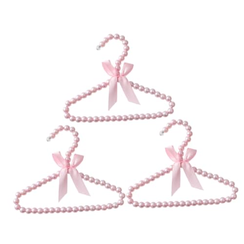 LABRIMP 3 Stück Kleiderbügel Rosa aus Stabilem Kunststoff rutschfest Platzsparend für Neugeborene Strampler Kleider Hosen Kleiderbügel für Jungen und Mädchen Vielseitig im Kleiderschrank LABRIMP 3 Stück Kleiderbügel Rosa aus Stabilem Kunststoff rutschfest Platzsparend für Neugeborene Strampler Kleider Hosen Kleiderbügel für Jungen und Mädchen Vielseitig im Kleiderschrank von LABRIMP