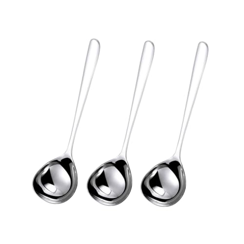 LABRIMP 3 Stück Teilig Runde Form Glänzende Oberfläche Langlebig und Leicht zu Reinigen für Suppen Saucen und Hot Pot LABRIMP 3 Stück Teilig Runde Form Glänzende Oberfläche Langlebig und Leicht zu Reinigen für Suppen Saucen und Hot Pot von LABRIMP