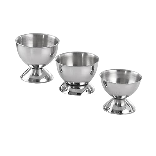 LABRIMP 3 Stück Teiliges Eierbecher Metall Eierhalter mit Dampfeinsatz Rostfrei Spülmaschinenfest Modernes Design Vielseitig für Küche und Gästebewirtung LABRIMP 3 Stück Teiliges Eierbecher Metall Eierhalter mit Dampfeinsatz Rostfrei Spülmaschinenfest Modernes Design Vielseitig für Küche und Gästebewirtung von LABRIMP