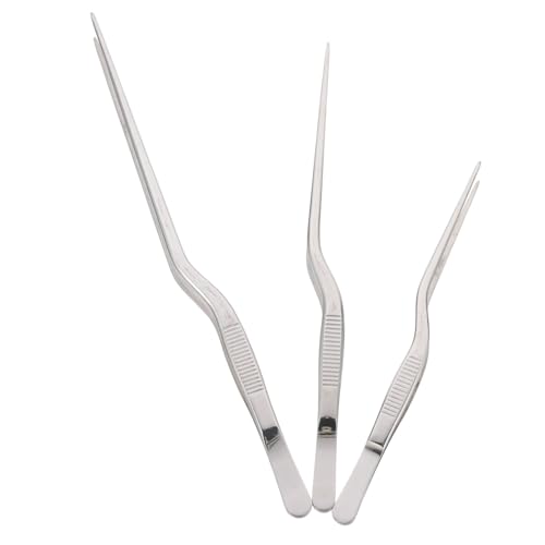 LABRIMP 3 Stück Teiliges Pinzette für Multifunktionale Fischgrätenzange Ergonomisches Design Leicht und Tragbar für Präzises Entfernen von LABRIMP
