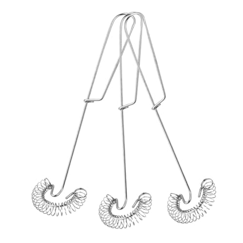 LABRIMP 3 Stück Teiliges Set Handmixer aus Manuelles Rührgerät mit Spiralfeder für Müheloses Rühren von Eiern Sahne und Küchenhelfer für Backen und Kochen Wiederverwendbar von LABRIMP