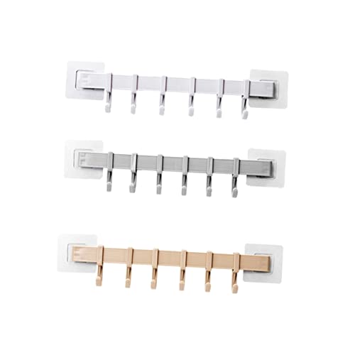 LABRIMP 3 Stücke Wandhaken ohne Bohren Fach Hakenleiste für Jacken Handtaschen und Handtücher Platzsparend Bunten Farben LABRIMP 3 Stücke Wandhaken ohne Bohren Fach Hakenleiste für Jacken Handtaschen und Handtücher Platzsparend Bunten Farben von LABRIMP