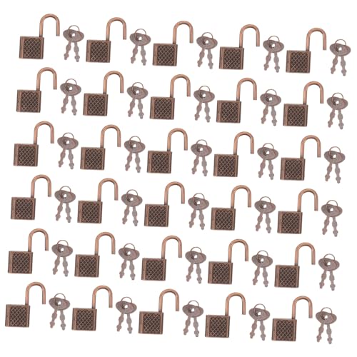LABRIMP 30 Sätze Mini Metall-padlocks mit Schlüssel Retro Piratenschloss Zubehör für Schatzkisten Halloween Party Dekoration Kinderfreundlich Realistisch Gestaltete Spielzeugschlösser LABRIMP 30 Sätze Mini Metall-padlocks mit Schlüssel Retro Piratenschloss Zubehör für Schatzkisten Halloween Party Dekoration Kinderfreundlich Realistisch Gestaltete Spielzeugschlösser von LABRIMP